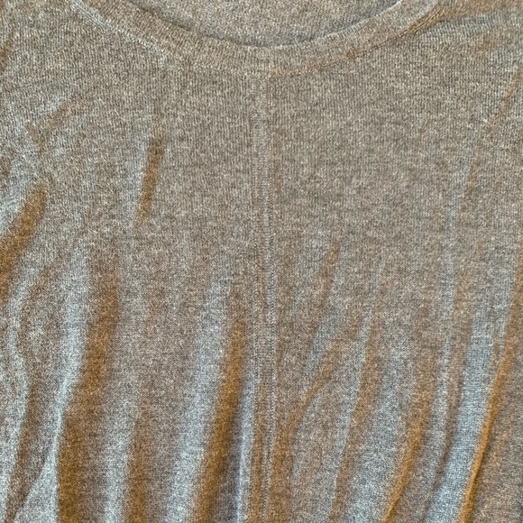 Madewell Grey Tie-Front Sweater Sz. XL - Picture 8 of 9